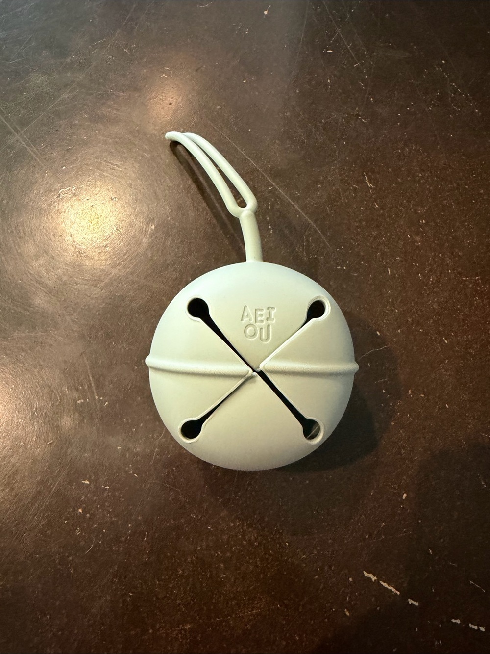 AEIOU Silicone Pacifier Holder